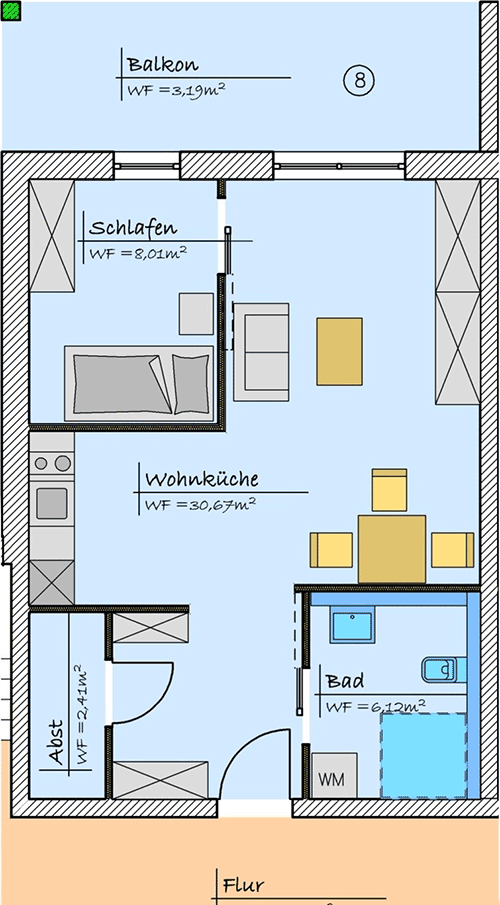 Wohnung Typ 2